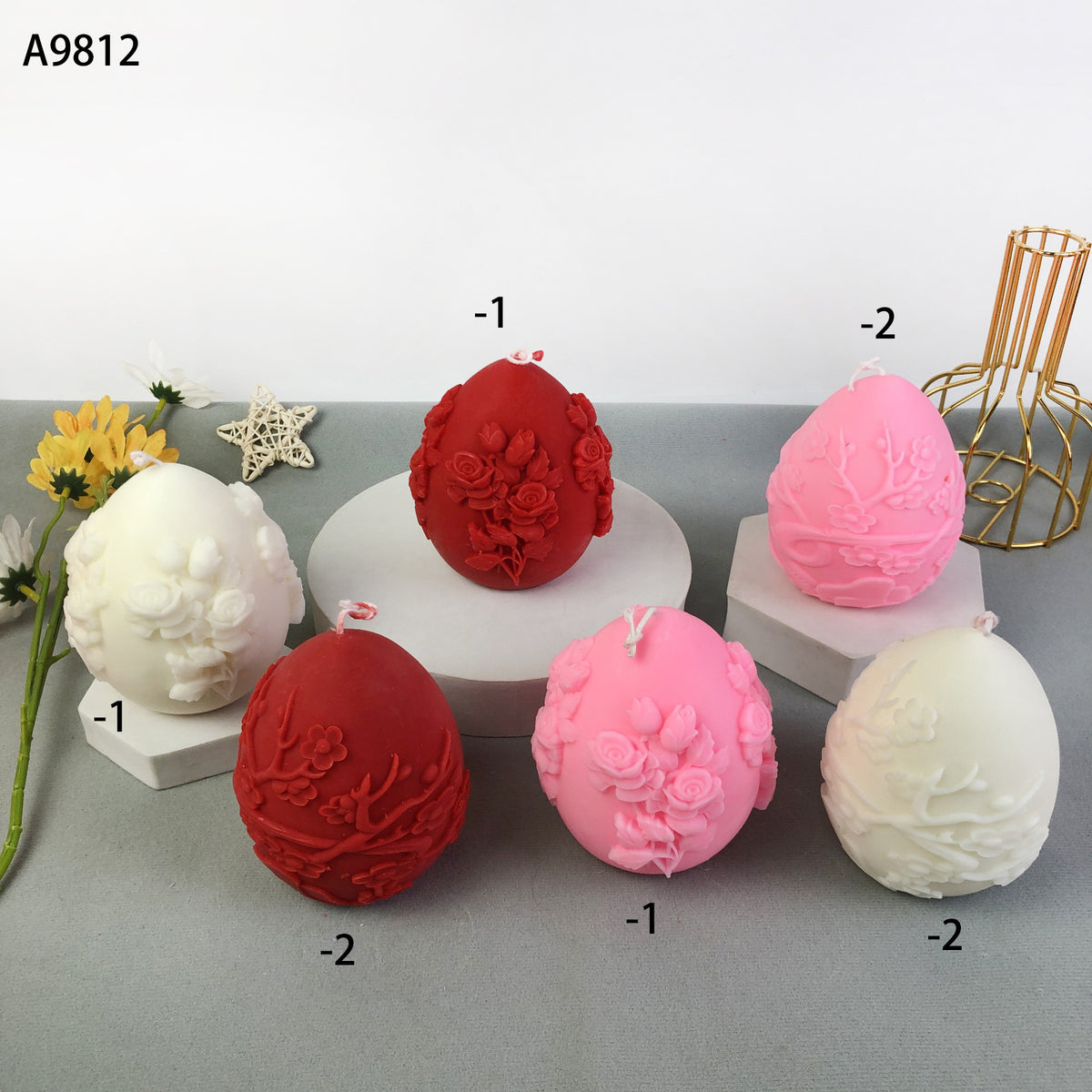 Egg Silicone Mold for Baking, Chocolate, Candle Making & Crafts - Irregular Shapes