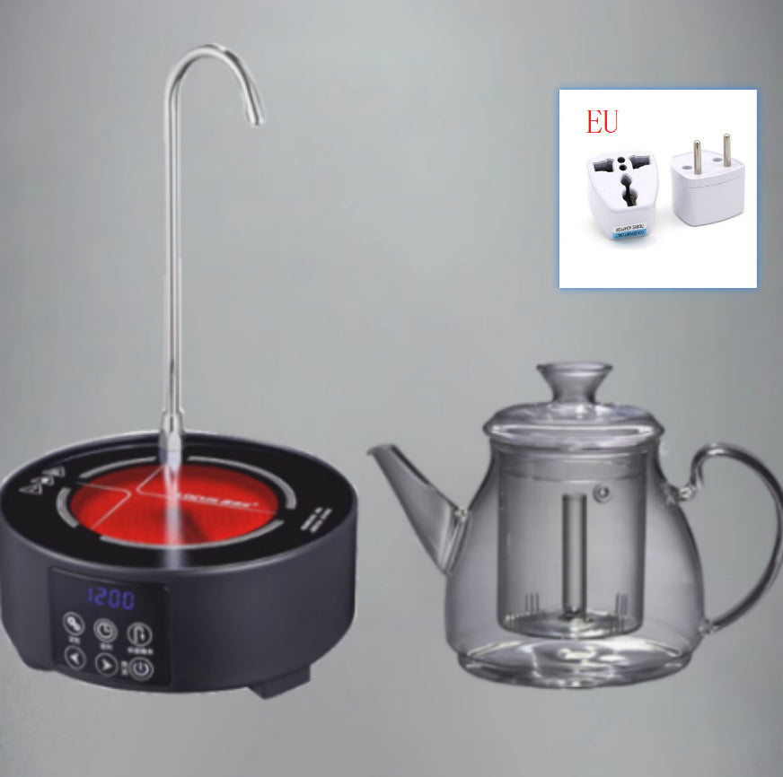 Large Capacity Glass Steam Teapot for Home Brewing - 1.5L