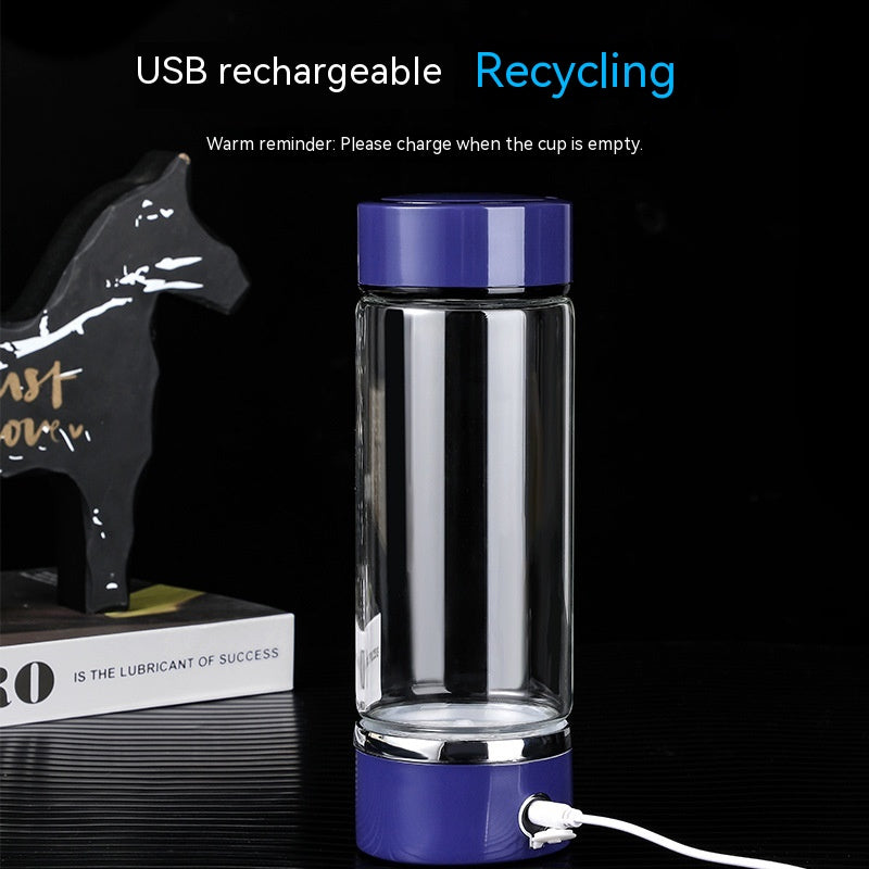 Hydrogen-Rich Water Glass Cup - 420ml Oxygen Enriched Drinkware
