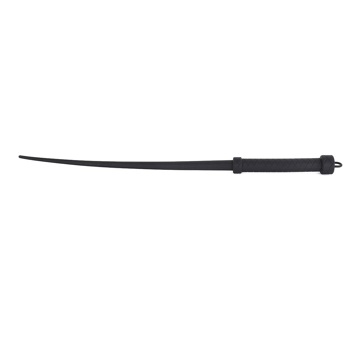 Silica Gel Whip Training Tool for Adults - Black Silicone Adult Supplies