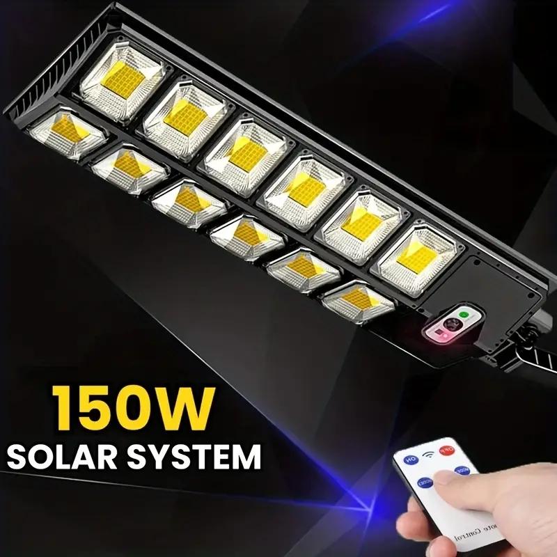 Solar Street Light 360 LED Ultra-Bright Outdoor Garden Lighting - Daylight Mode