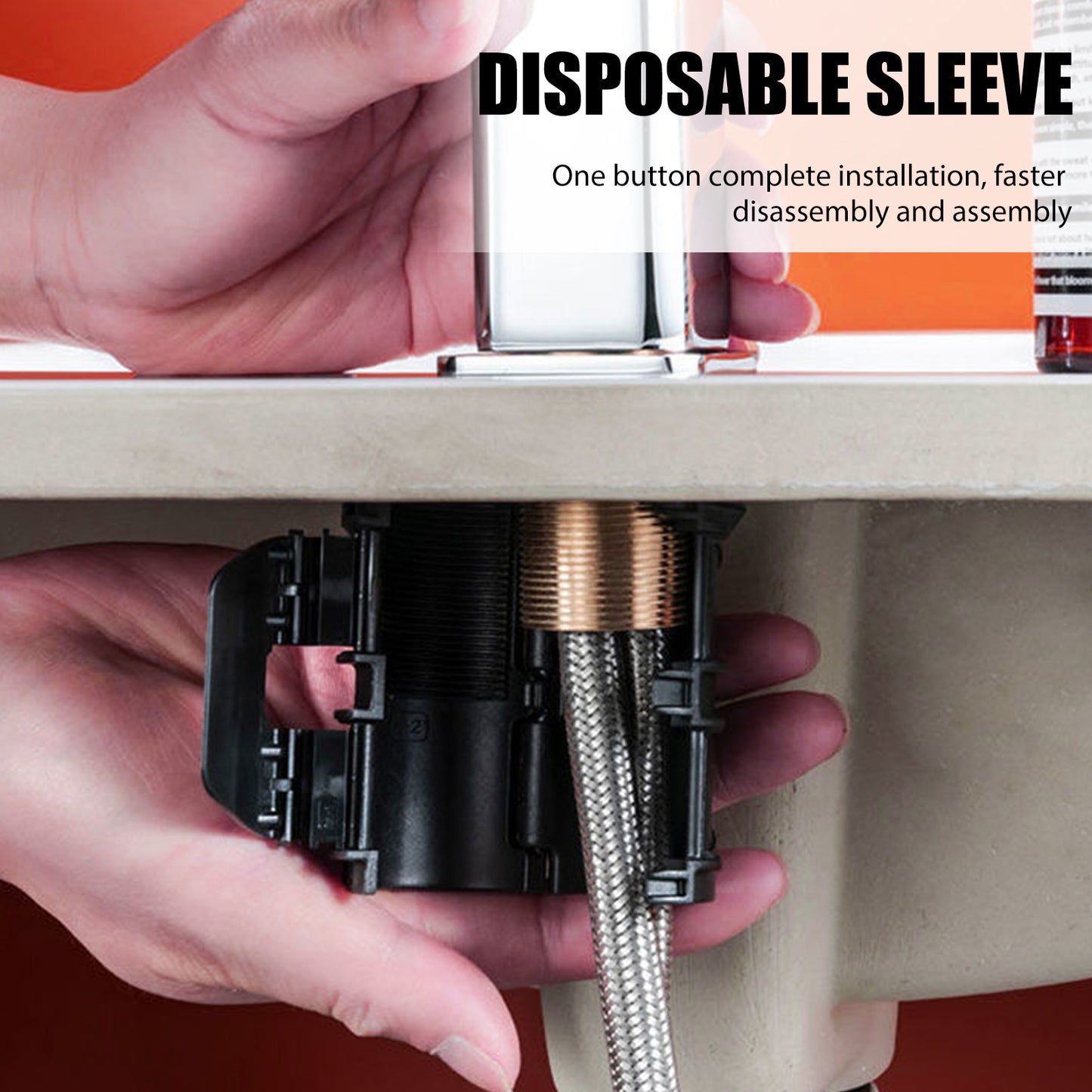 Kitchen Faucet Fixer Nut Retainer Clamp - Anti-Loosening Plastic Spacer