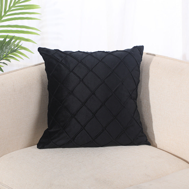 Velvet Pillowcase for Sofa Bed 43x43cm - Multiple Colors & Styles