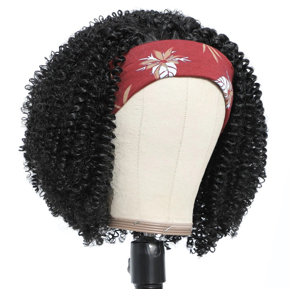Black Synthetic Cosplay Wig - Chemical Fiber