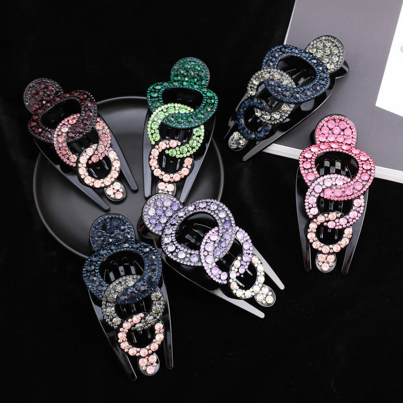 Korean Style Duckbill Clip Hairpin - Gradient Colors