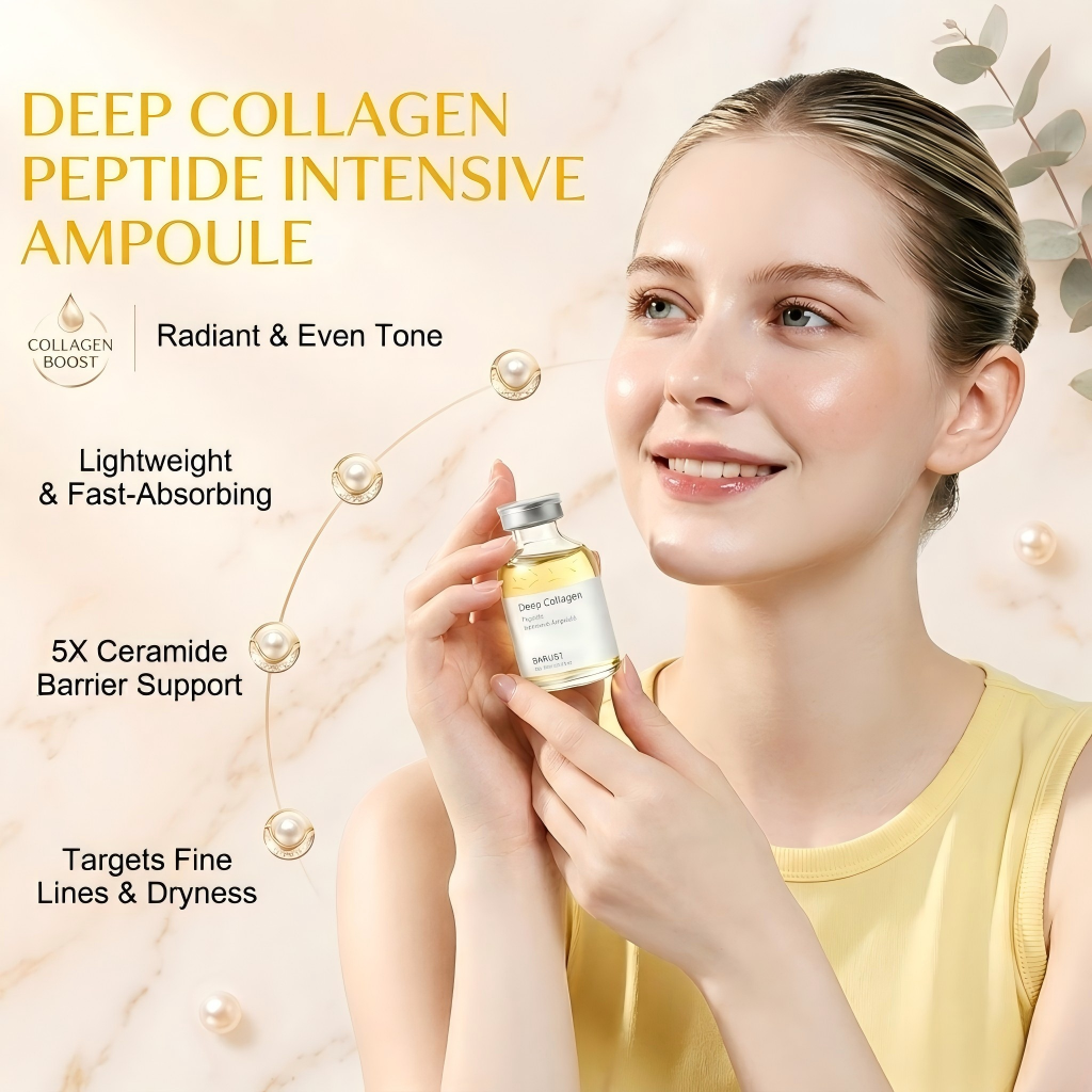 Deep Collagen Peptide Intensive Ampoule Serum - 40ml Hydrating Face Treatment