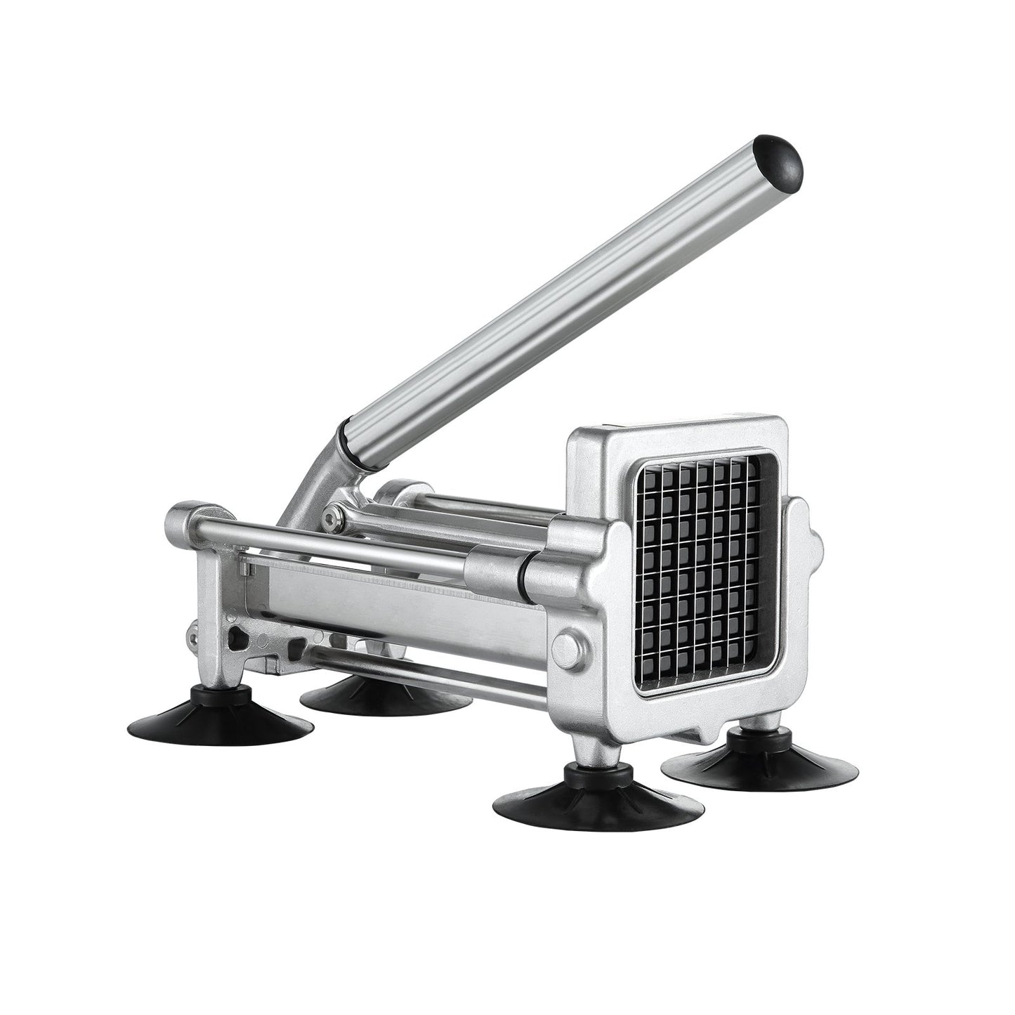 Stainless Steel French Fry Cutter with 3 Blades - Vegetable Slicer & Chopper