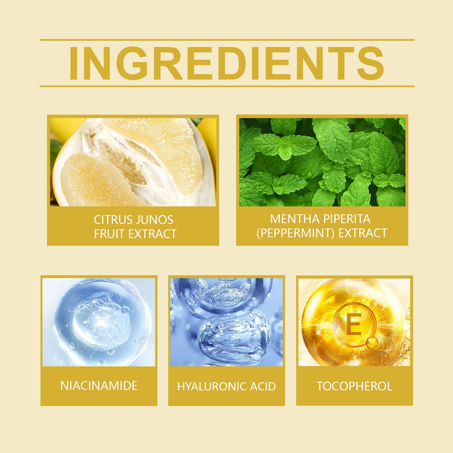 Nicotinamide Brightening Face Serum with Hyaluronic Acid - 60ml