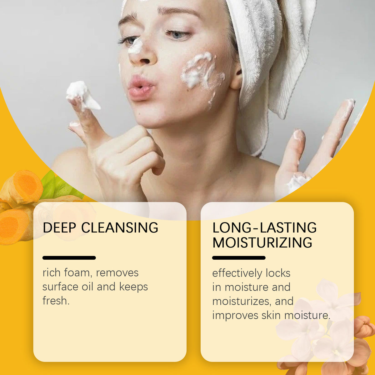 Turmeric Lilac Essential Oil Moisturizing And Nourishing Facial Body