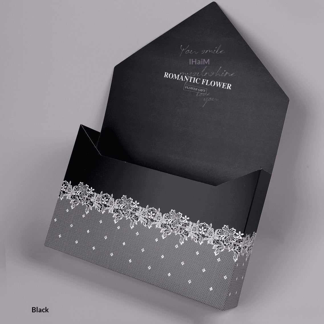 Large Romantic Letter Envelope Flower Box - Multi-Color Home Storage