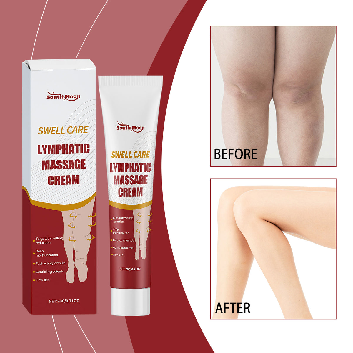 Massage Soothing Cream 20g for Body Care Relaxation