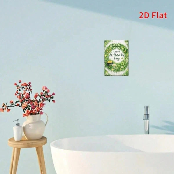 20x20 cm Decorative Metal Tin Wall Sign
