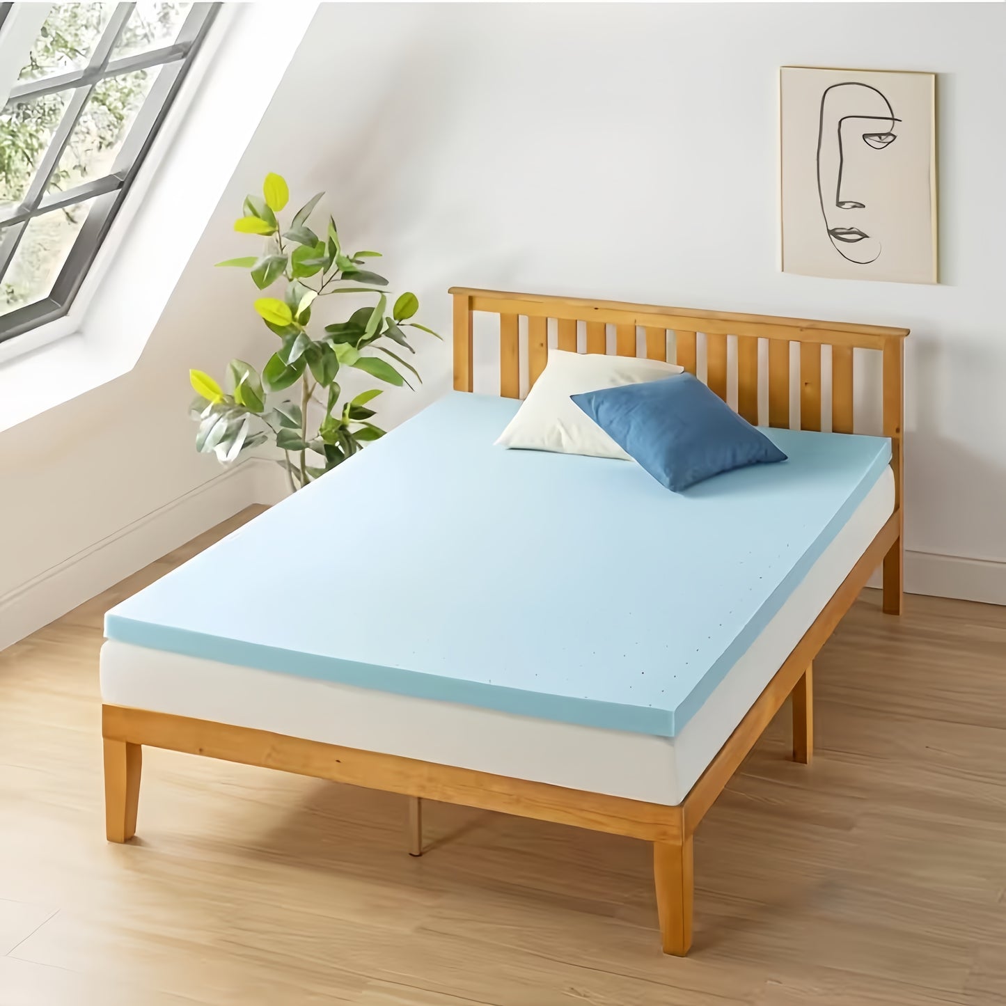 3-Inch Gel Mattress Cover - Breathable, Comfortable Protection
