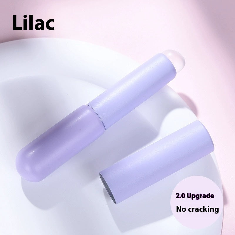 Portable Silicone Lip Brush with Lid - Travel Makeup Tool for Lips