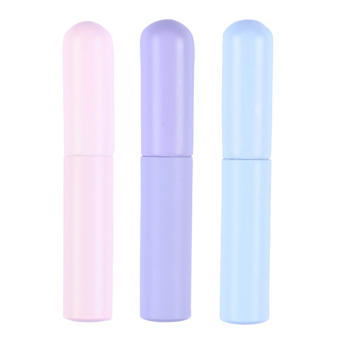 Portable Silicone Lip Brush with Lid - Travel Makeup Tool for Lips