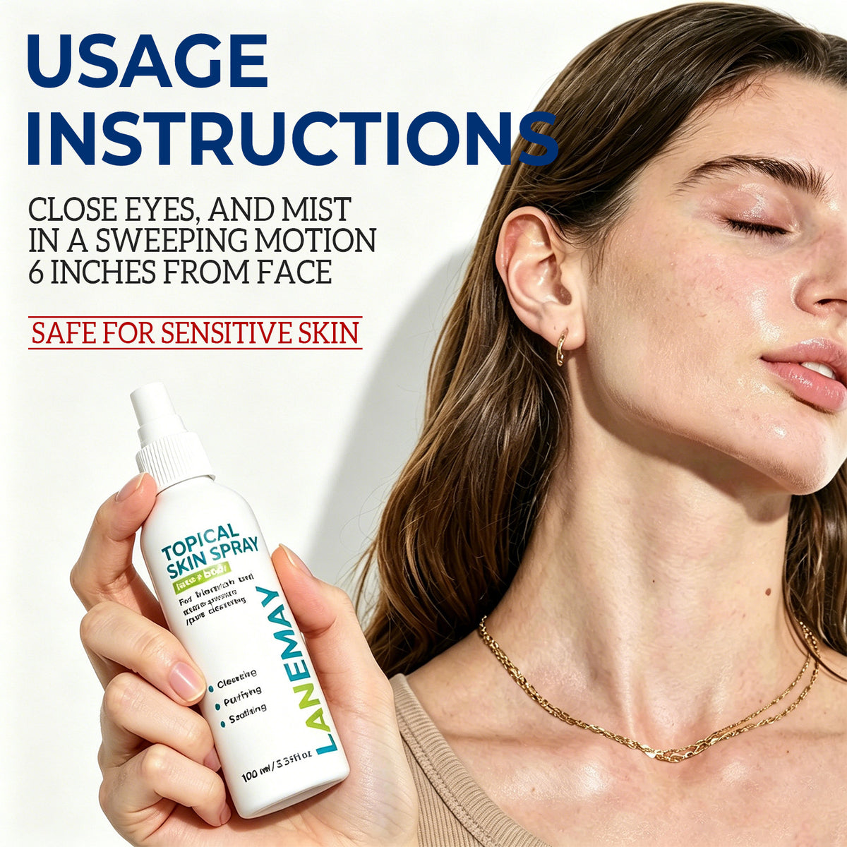Pore-Clearing Facial & Back Oil-Control Spray 100ml