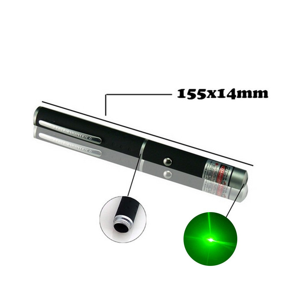 Green Laser Pointer Pen Light - High Power 532nm Laser Torch for Presentation & Outdoor Use