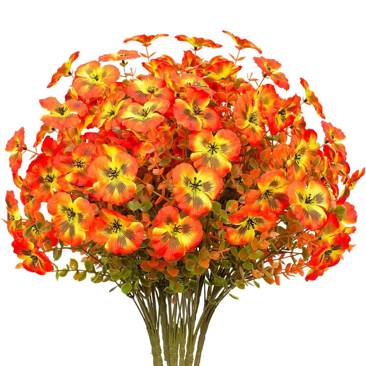 Autumn Artificial Flowers for Home Garden Outdoor Decor - Fake Faux Floral Arrangements