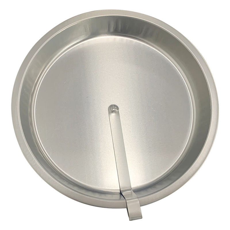 Round Cake Pan Baking Mold - 25x25x3.5cm Non-Stick Tinplate
