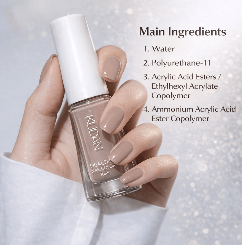 Peelable Nail Polish, 10ml Alcohol-Free Quick-Dry Formula - Apricot