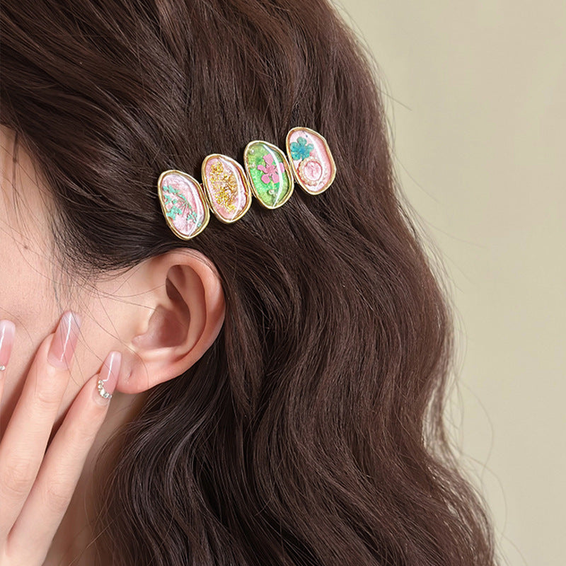 Women’s Side Bangs Hair Clip - Fairy Style, Colorful Hair Accessory