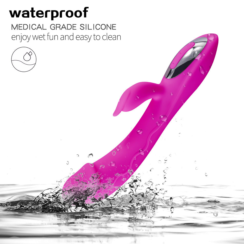 G-Spot Vibration Female Massage Device - Manual Silicone Adult Wellness