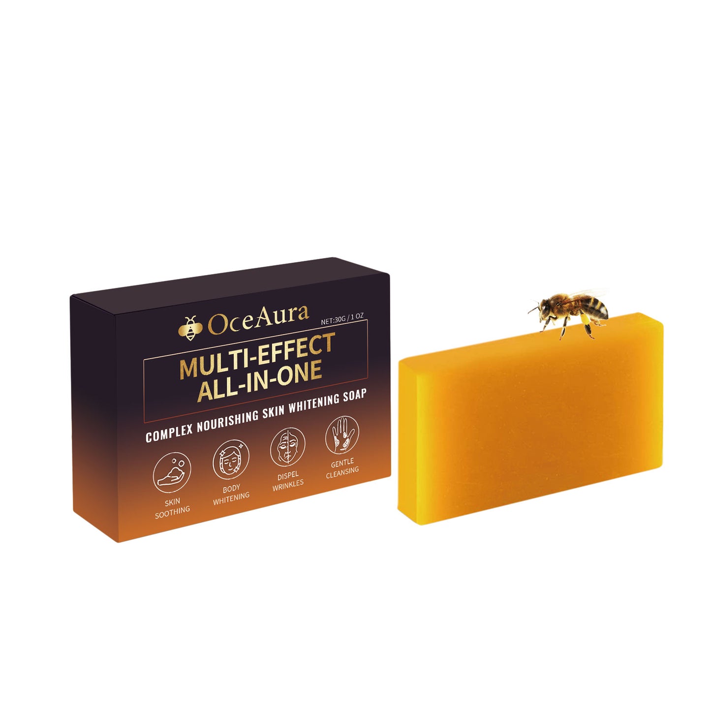 Exfoliating Floral Cleansing Soap with Olive & Grapeseed Oil