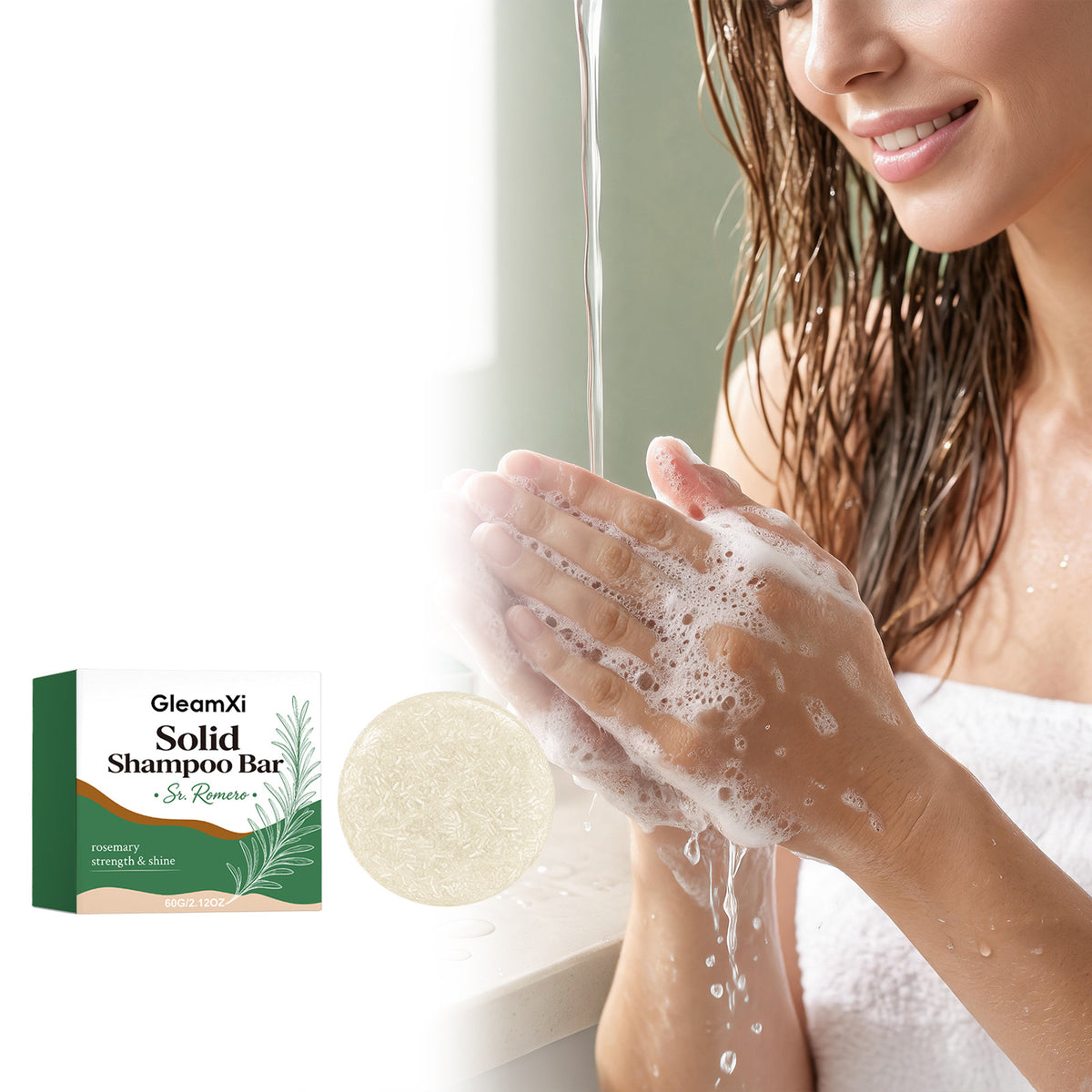 Gentle Scalp-Care Shampoo Bar – 60g