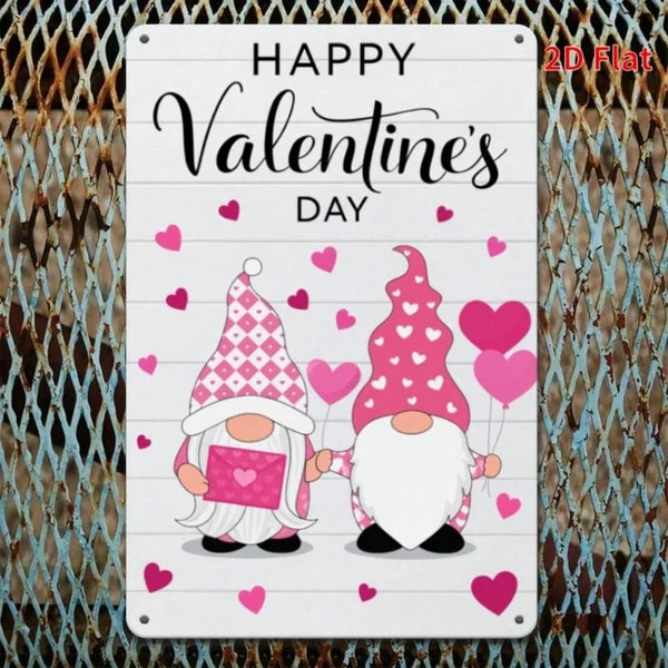 Metal Tin Wall Decoration - 20cm x 20cm Art Sign