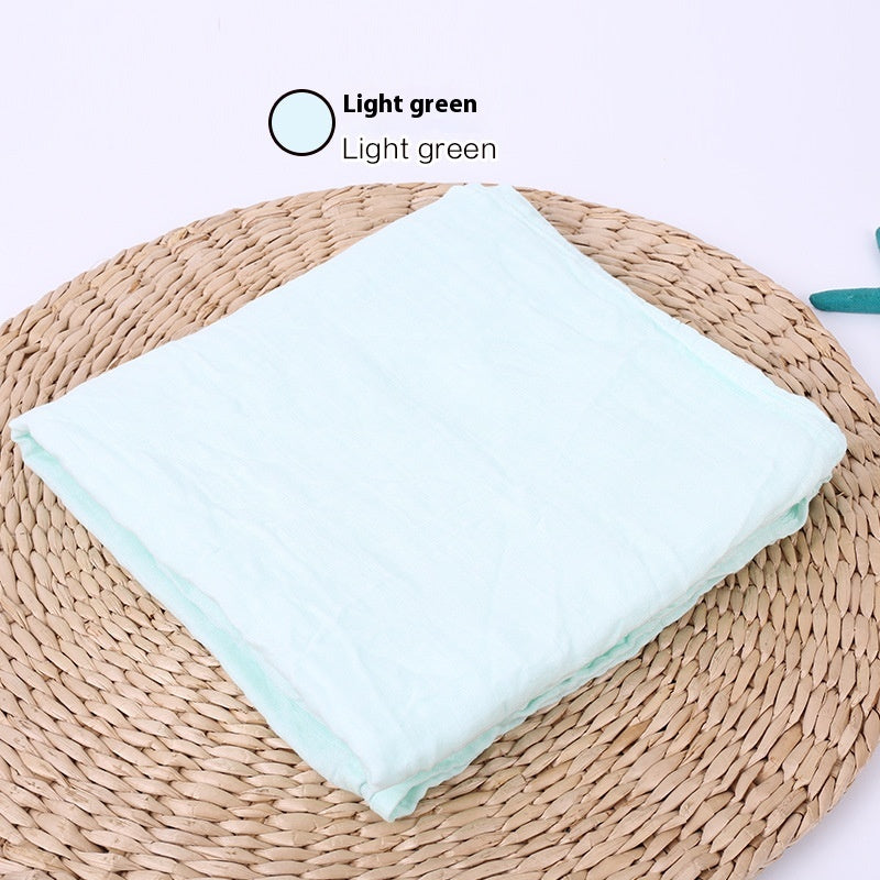 Infant Double-Layer Gauze Blanket - Soft Breathable Baby Bedding 120x120cm
