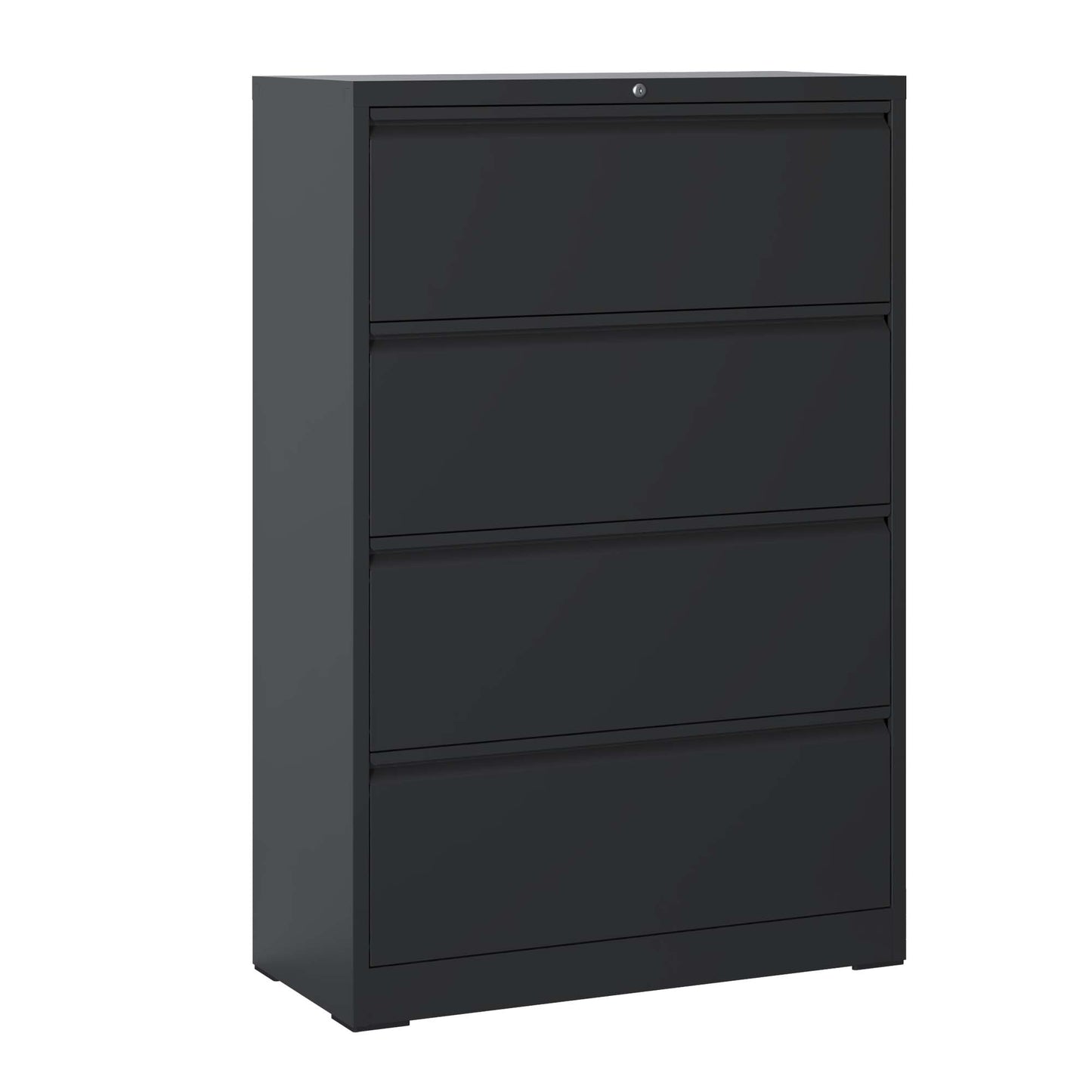 4 Drawer Lateral File Cabinet, Heavy Duty Metal Filing 35.4 Inch Wide