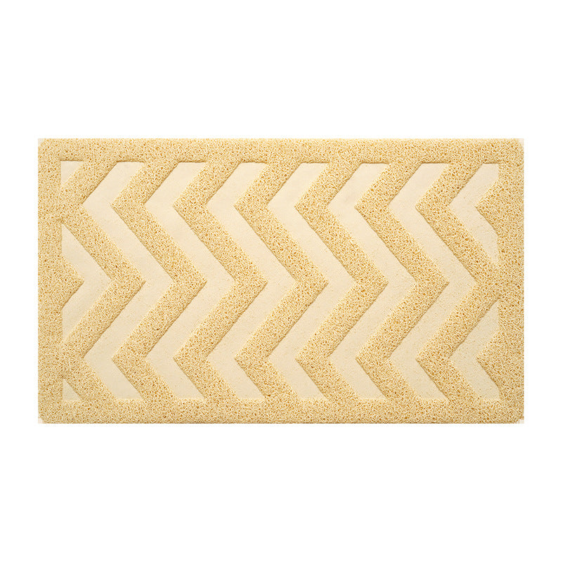 Non-Slip Waterproof Bathroom Floor Mat - 45x75cm, PVC, Multiple Colors