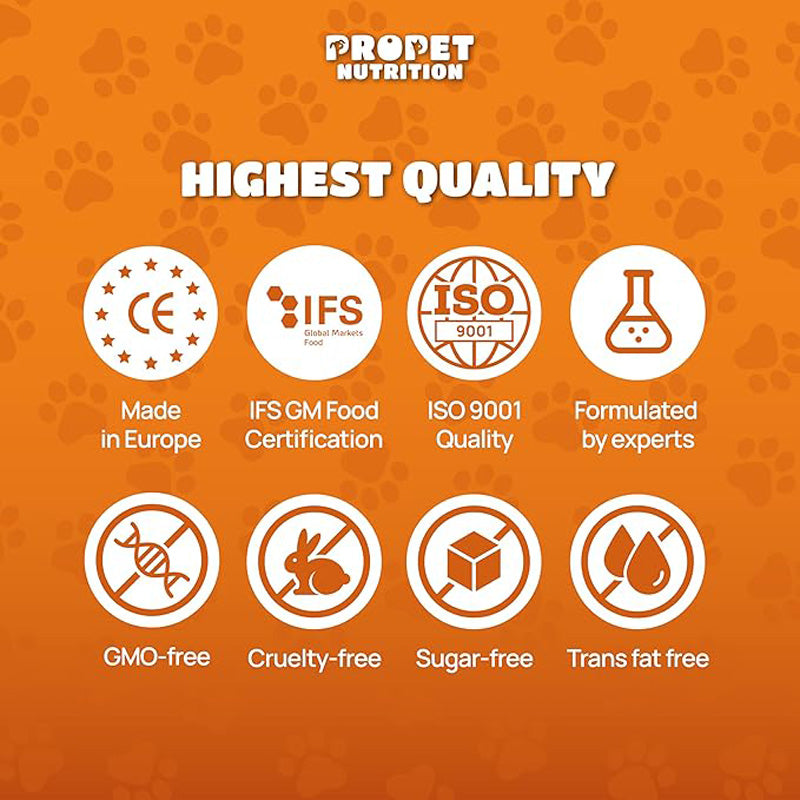Dog and Cat Joint Supplement with Glucosamine, Chondroitin & MSM - Orange