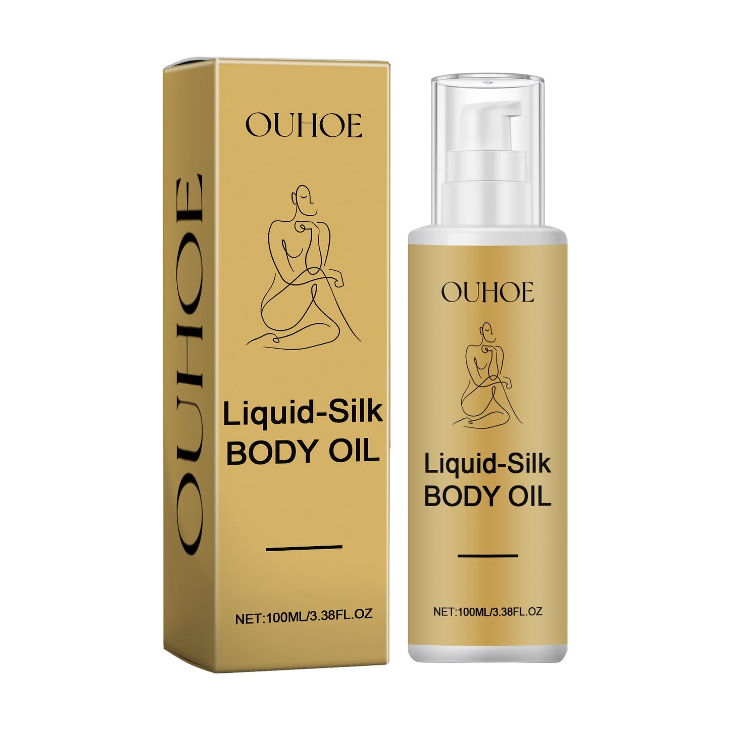 Liquid Silk Body Essence Oil - Hydrating & Anti-Aging Skin Firming Treatment