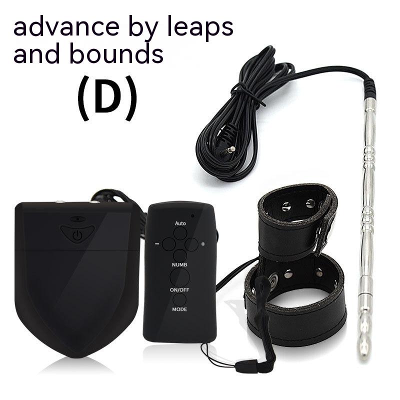 Men's Electric Shock Penis Ring Urethral Plug with Remote Control - Adult Wellness