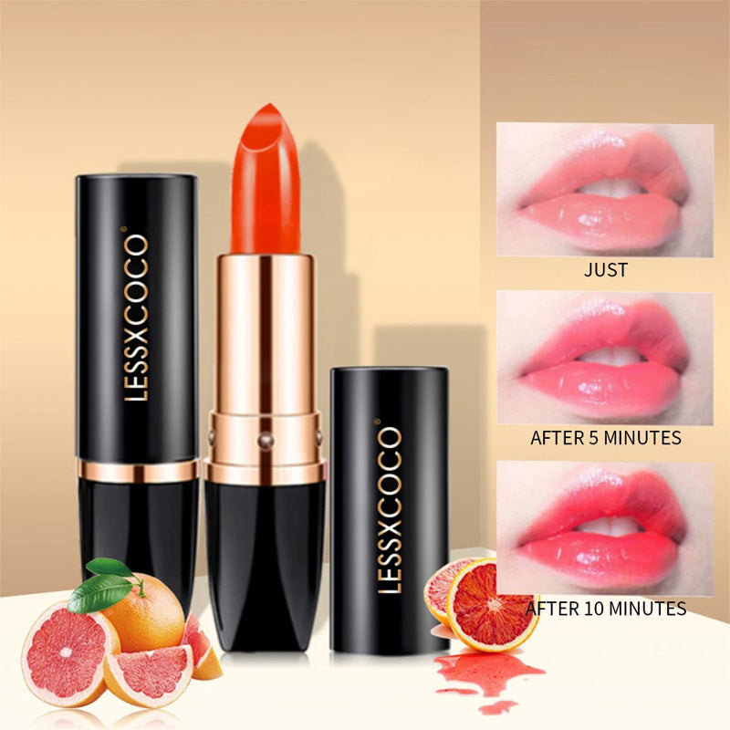 3-Piece Color-Changing Lipstick Set, pH Sensitive Moisturizing Lip Balm Gift