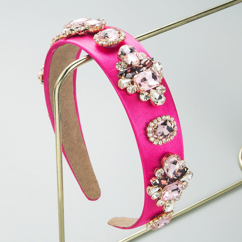 Sparkling Crystal Flower Baroque Headband for Women - Fashion Hair Accessory