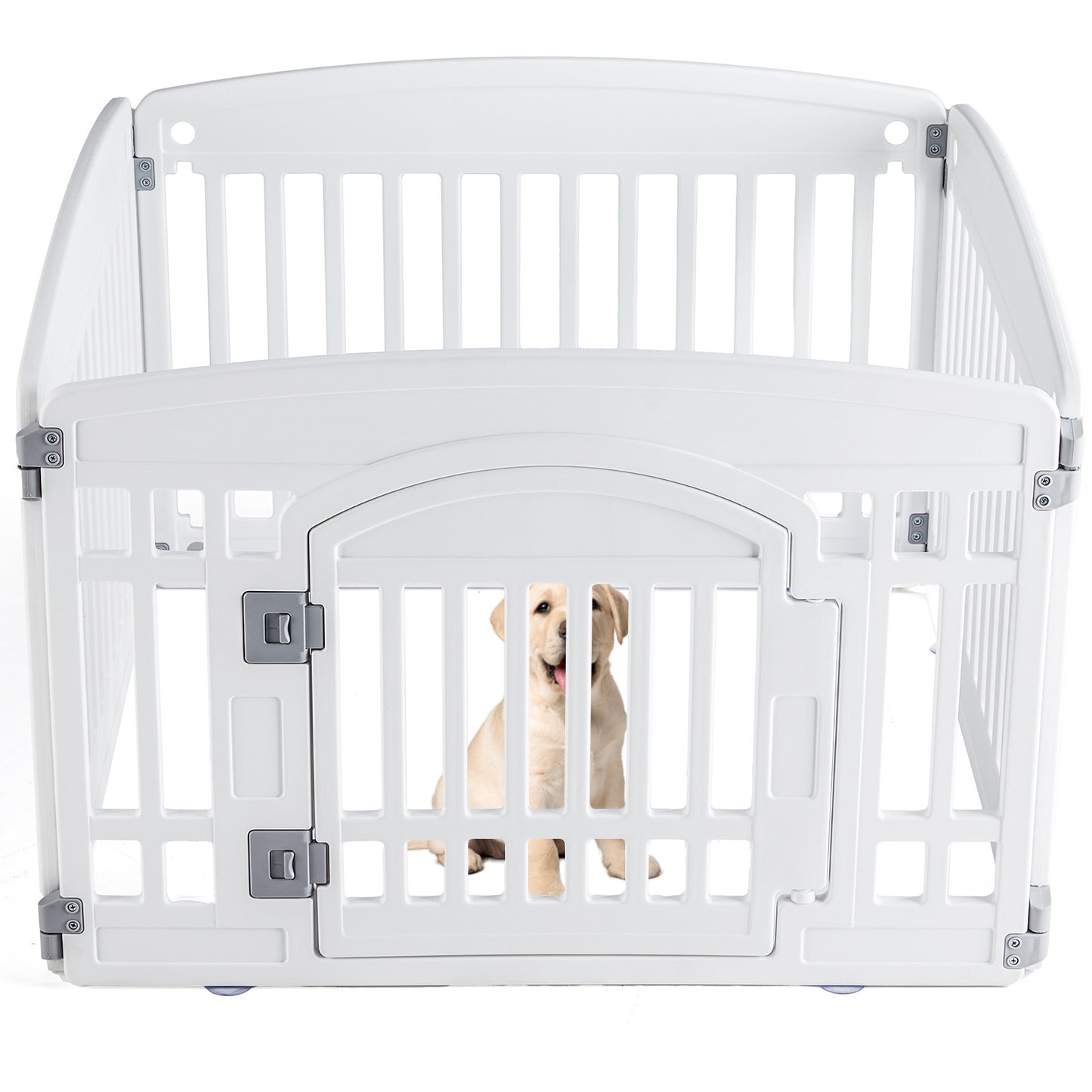 Pet Dog Fence Gate for Indoor & Outdoor Use - Safe & Reliable Barrier