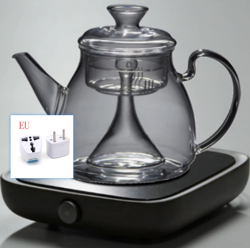 Large Capacity Glass Steam Teapot for Home Brewing - 1.5L