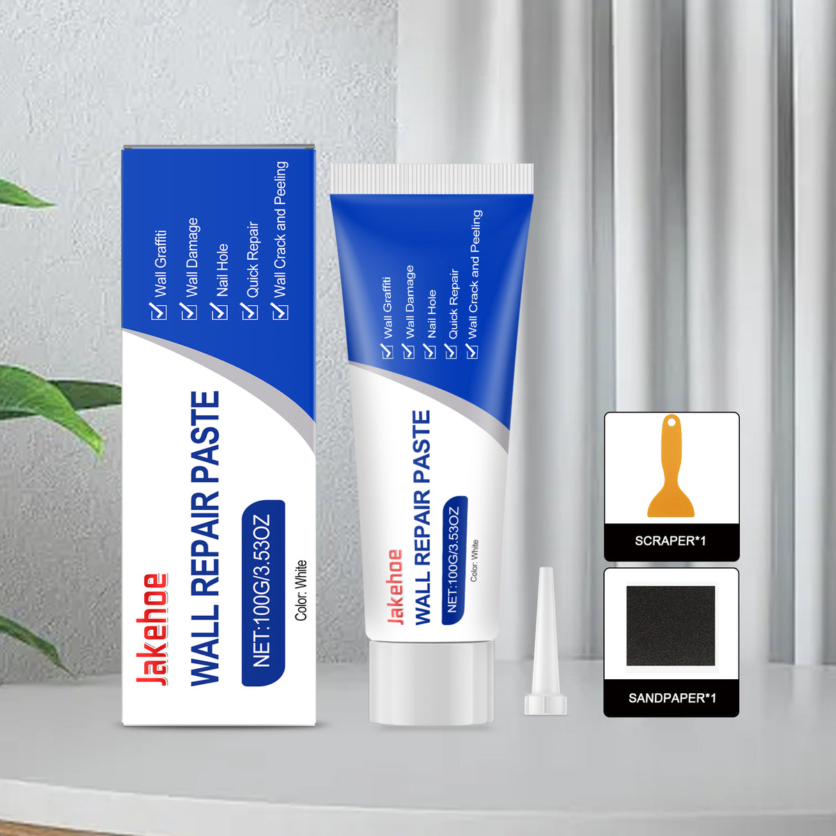 Wall Repair Kit - Wall Patching, Spackle & Putty for Home Wall Fixing