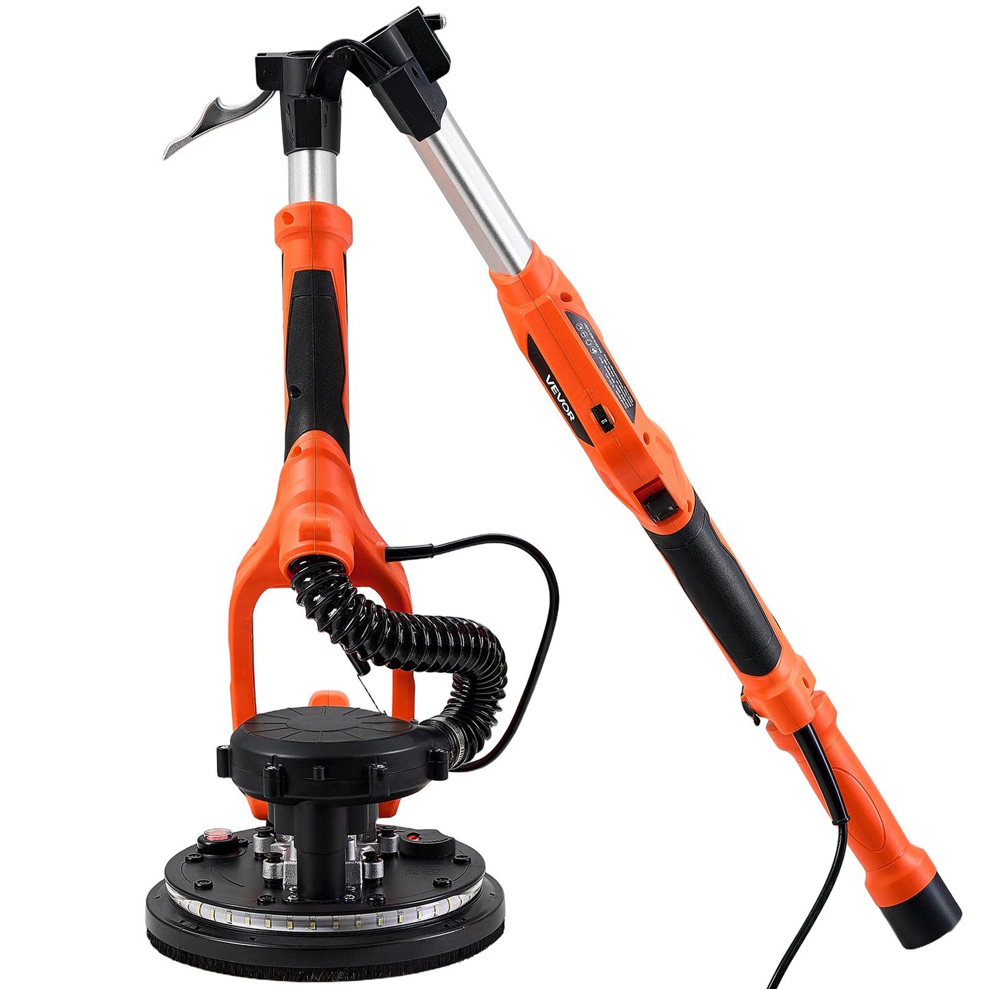 Drywall Sander 1150W Electric Popcorn Ceiling Removal Tool with Vacuum & LED Light