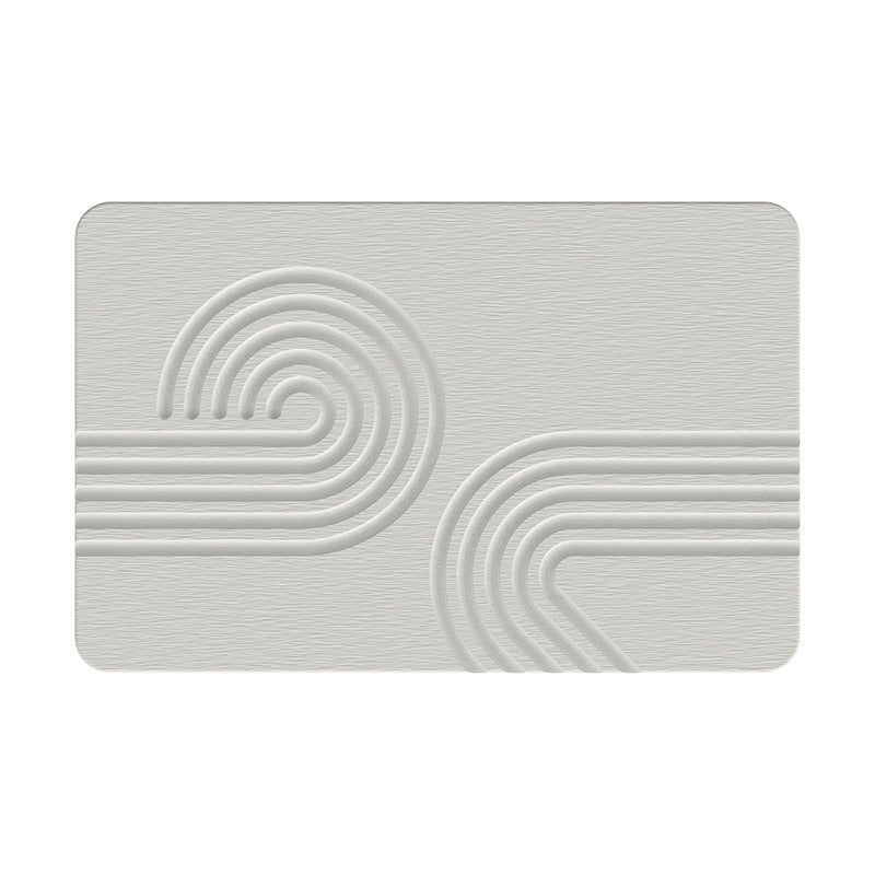Diatom Ooze Bathroom Floor Mat Absorbent Non-Slip Square Home Accessory