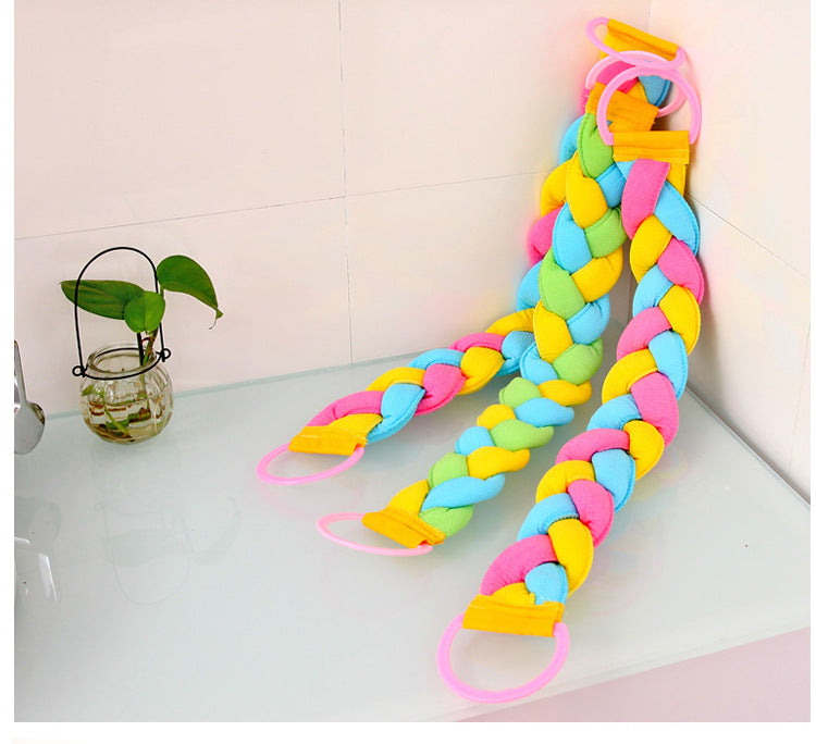 Double-Sided Bath Towel for Comfortable Cleaning - Long Fiber, Soft & Rich Foam