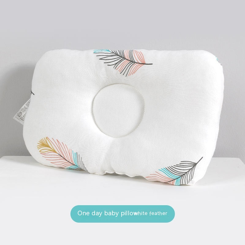 Newborn Infant Anti-Deviation Head Pillow - Baby Shaping Pillow 23x30cm