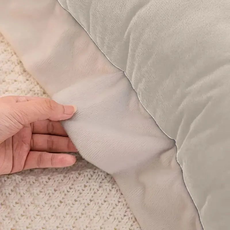 Headboard Pillow - 1.8m Natural Cotton Filling, Adjustable Loft