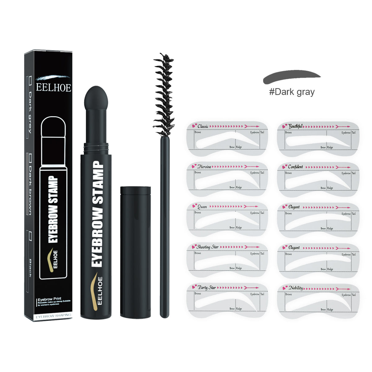 Eyebrow Printing Pen Set Waterproof Quick Makeup Natural Hairline - 3g