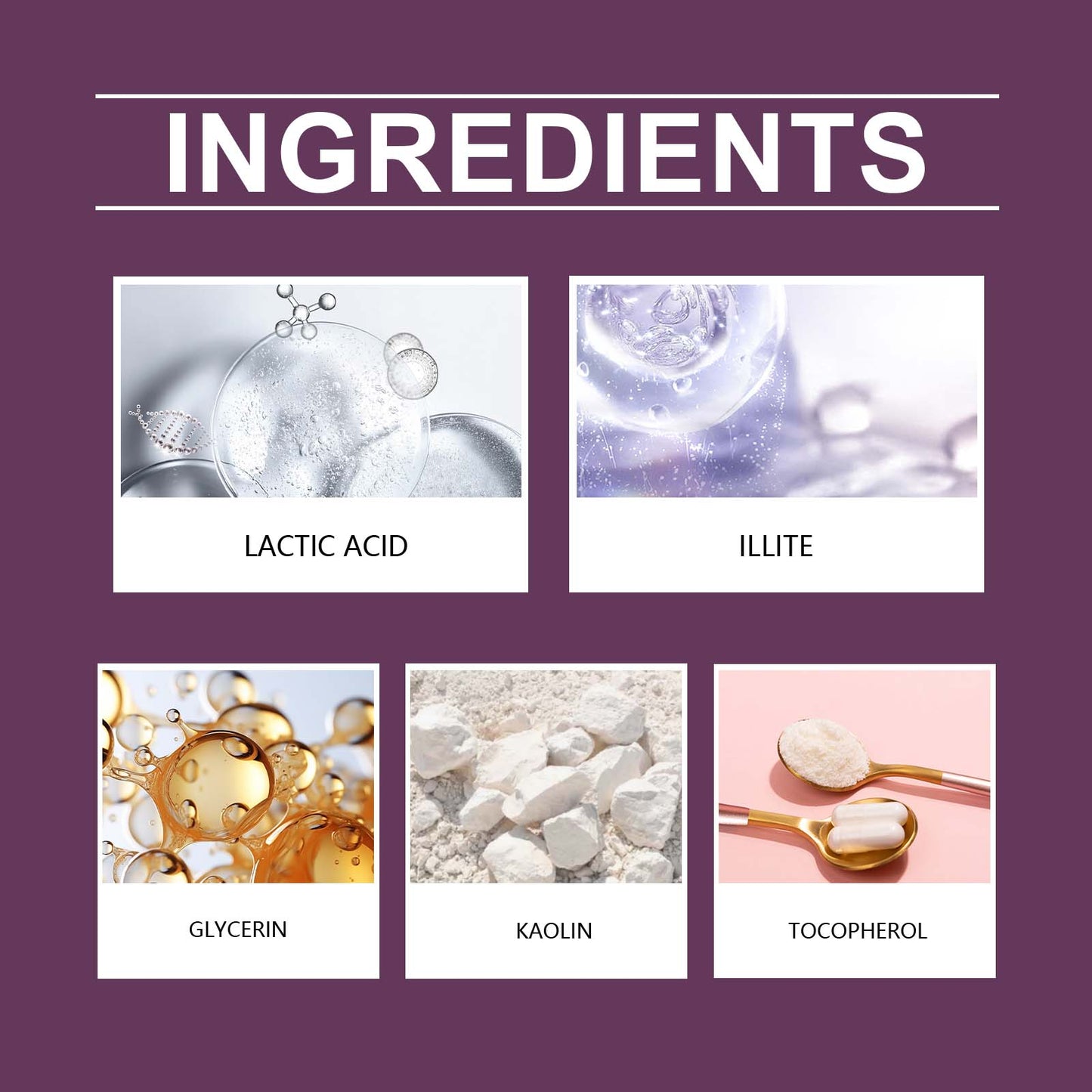 Brightening Facial Mask with Lactic Acid and Vitamin E - Pore Refining