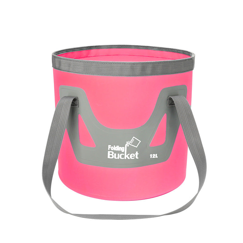 Collapsible Waterproof Travel Bucket - Multi-Color 12L-20L Storage