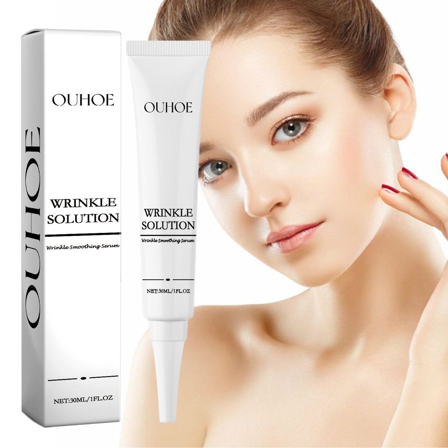 Anti-Wrinkle Facial Serum with Hyaluronic Acid & Collagen - 30ml