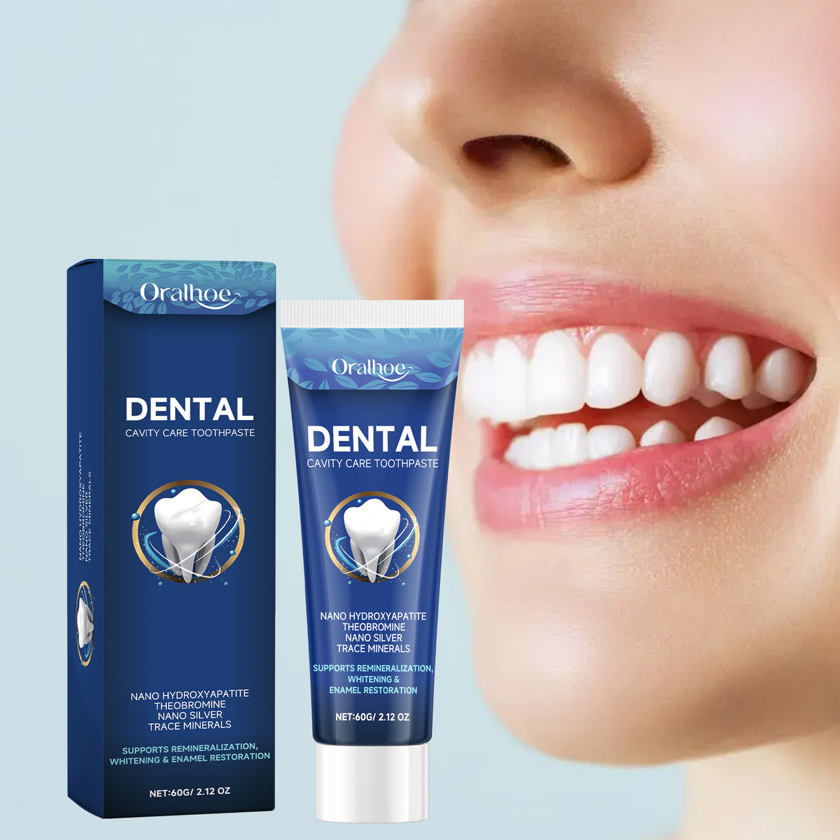 Dental Care Toothpaste 60g - Enamel Repair & Antibacterial Protection